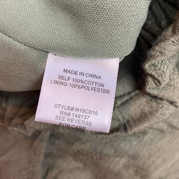 Onetheland Hyfve Green Paperbag Pants Size Small NWT - Picture 10 of 10